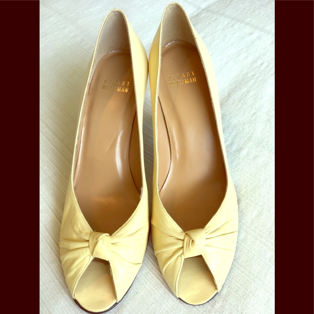 Reduced!!! Stuart Weitzman Peep-Toe Pumps